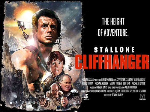 Cliffhanger 1993 quad poster - quad,
