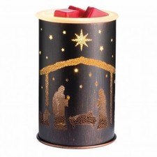 CANDLE WARMERS® Lampada scaldacera NATIVITY elettrica in metallo