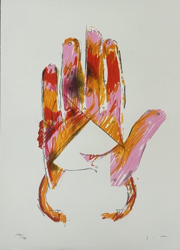 Mario schifano mano - mario, "mano"