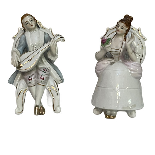 Pair vintage ceramic - pair,