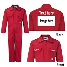 Tuta caldaia bambino rosso blu