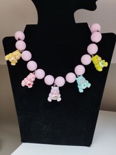 Collana con perle - con, rosa