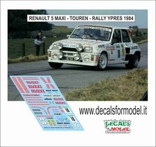 DECALS 1:43 RENAULT 5 MAXI