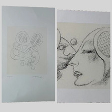 2 litografie numerate e