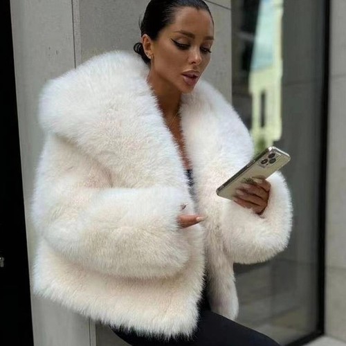 Cappotto giacca shaggy - , donna