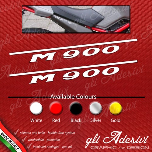 Coppia adesivi ducati monster - adesivi,