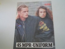 advertising Pubblicità 1988 JEANS UNIFORM