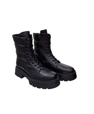 SCARPA ANFIBIO PIXY DONNA NERO PELLE NUMERO 38