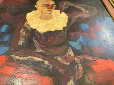 Grande quadro -Clown- dipinto