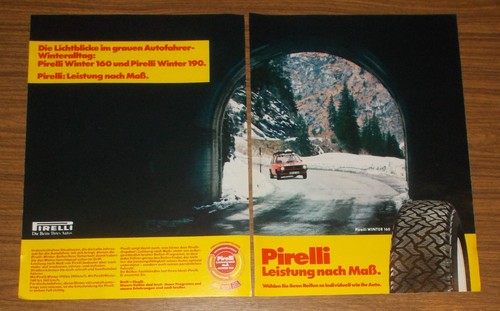 Rara pubblicità pirelli - rara,