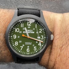 Orologio Timex Uomo Spedizione Cinturino Nylon | 40mm | Impermeabile | TW4B00100