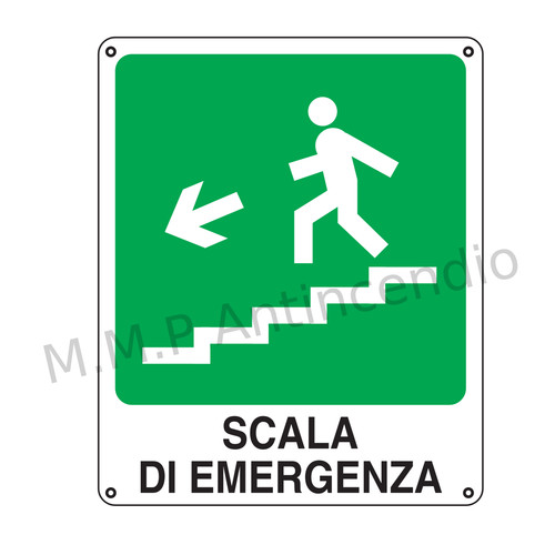 Cartello segnaletico scala - cartello, di