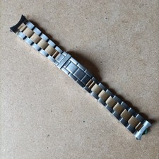 Bracciale, A. 20 mm / L. 17 CM - Armband, Bracelet, Pulsera Vintage NOS St.Steel