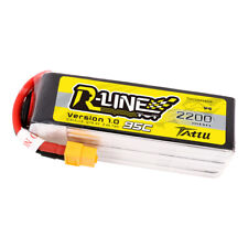 Tattu R-Line 2200mAh 95C 18.5V 5S batteria lipo con XT60 per aereo da corsa FPV