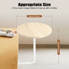 Wall-Mounted Round Table for