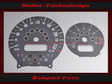 Tachimetro per Mini R50 JCW John Cooper Works Design GP 150 Mph a 250 Kmh Sy