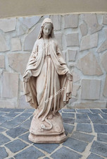 STATUA SCULTURA DELLA MADONNA IMMACOLATA 52CM IN CEMENTO PER ESTERNO DA GIARDINO