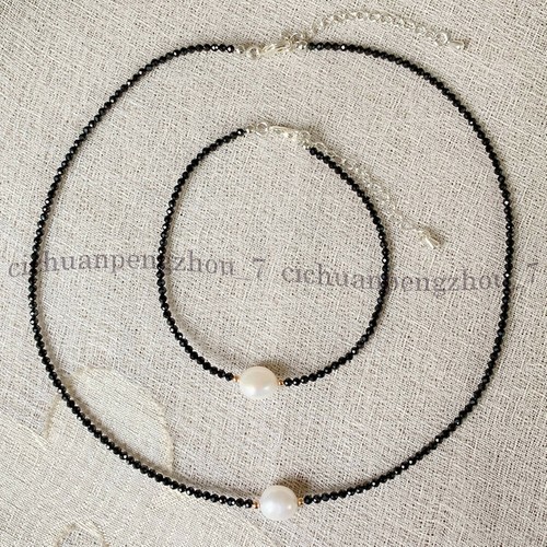 Set bracciale collana perle - bracciale,