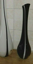 Vaso NERO  in vetro Murano