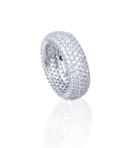 Veretta linee con zirconi - con,