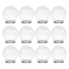  12 Pcs Sfera Di Neve Plastic