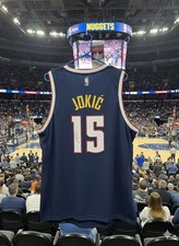 NIKOLA JOKIC AUTO SIGNED NIKE SWINGMAN JERSEY SIZE 56 DENVER NUGGETS JSA COA