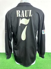 MAGLIA REAL MADRID RAUL MATCH WORN SHIRT JERSEY CAMISETA COA 2001/2002