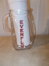 Brocca in vetro vintage Evenflo 32 oz 4 tazze formula bambino