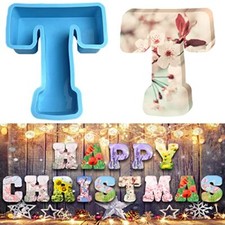 Stampi in silicone 3D alfabeto