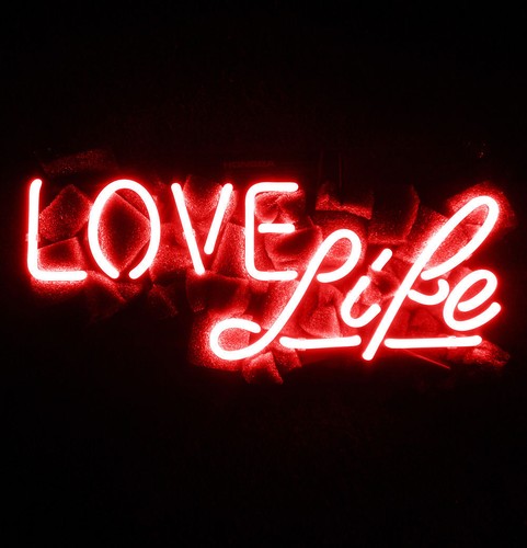 Love life lampada insegna neon - love,