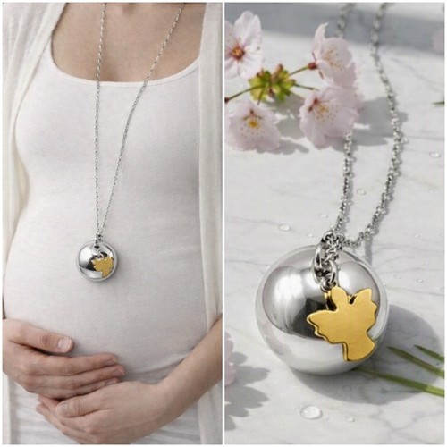 Collana chiama angeli acciaio - collana,