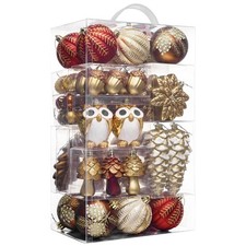 Christmas Ornaments Set, 80ct