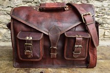 Borsa A Tracolla In Vera Pelle