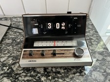 Sveglia radio orologio Ross Am/fm con scatola! Vintage Pulito Funzionante
