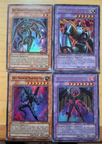 Lotto eroe malvagio - yu-gi-oh!,