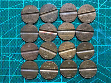 Lotto 16 Gettoni Telefonici GETTONE TELEFONICO 7801 7407 7409 ESM IPM UT CMM