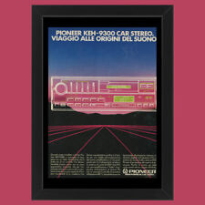 Anni ' 80  * Pubblicità Originale "Pioneer, KEH-9300 Car Stereo” Cornice