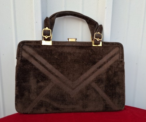 Borsa vintage velluto - in,