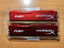 Kingston HyperX Fury DDR3 32GB (2x16GB) 1866MHz CL10 – Kit Dual Channel, Rosso