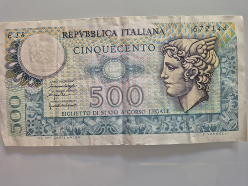 500 lire carta del 1976 - 500,