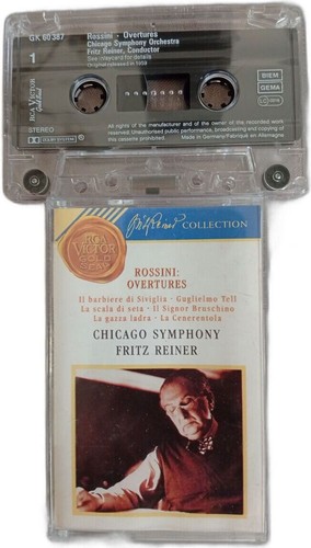 Audio rossini overtures - k7,