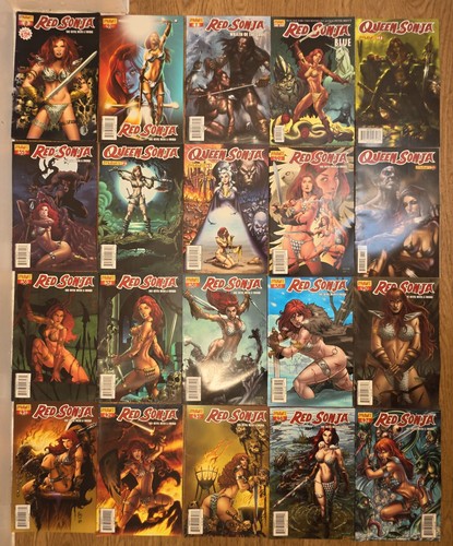 X22 red sonja comics - x22,