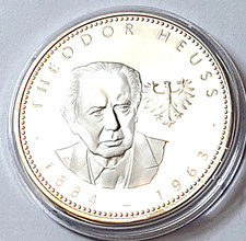 Theodor Heuss argento 999 PP