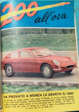 SKI KART PALAGHIACCIO MILANO INNOCENTI AUSTIN A 40 ABARTH SIMCA S 1300 GT  1962