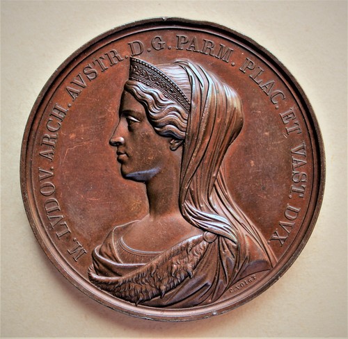 Parma maria luigia - parma, medaglia