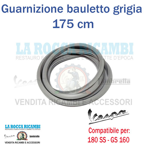Guarnizione bauletto grigia - bauletto,