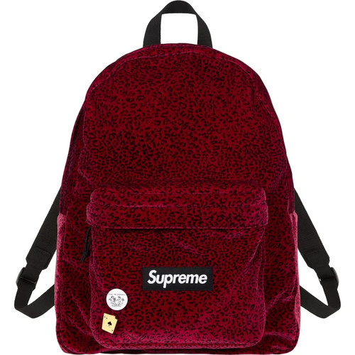 Zaino supreme velvet - velvet, red