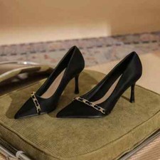 Decolte Scarpe 8 cm Nero Oro