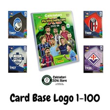 Panini Calciatori Adrenalyn XL 2025-26 card base logo a scelta N. 1-100
