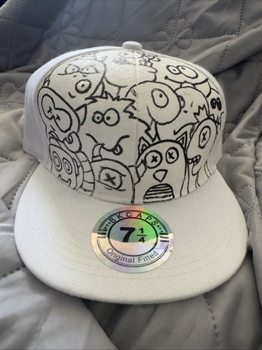 Cappello bianco aderente - , 1/4